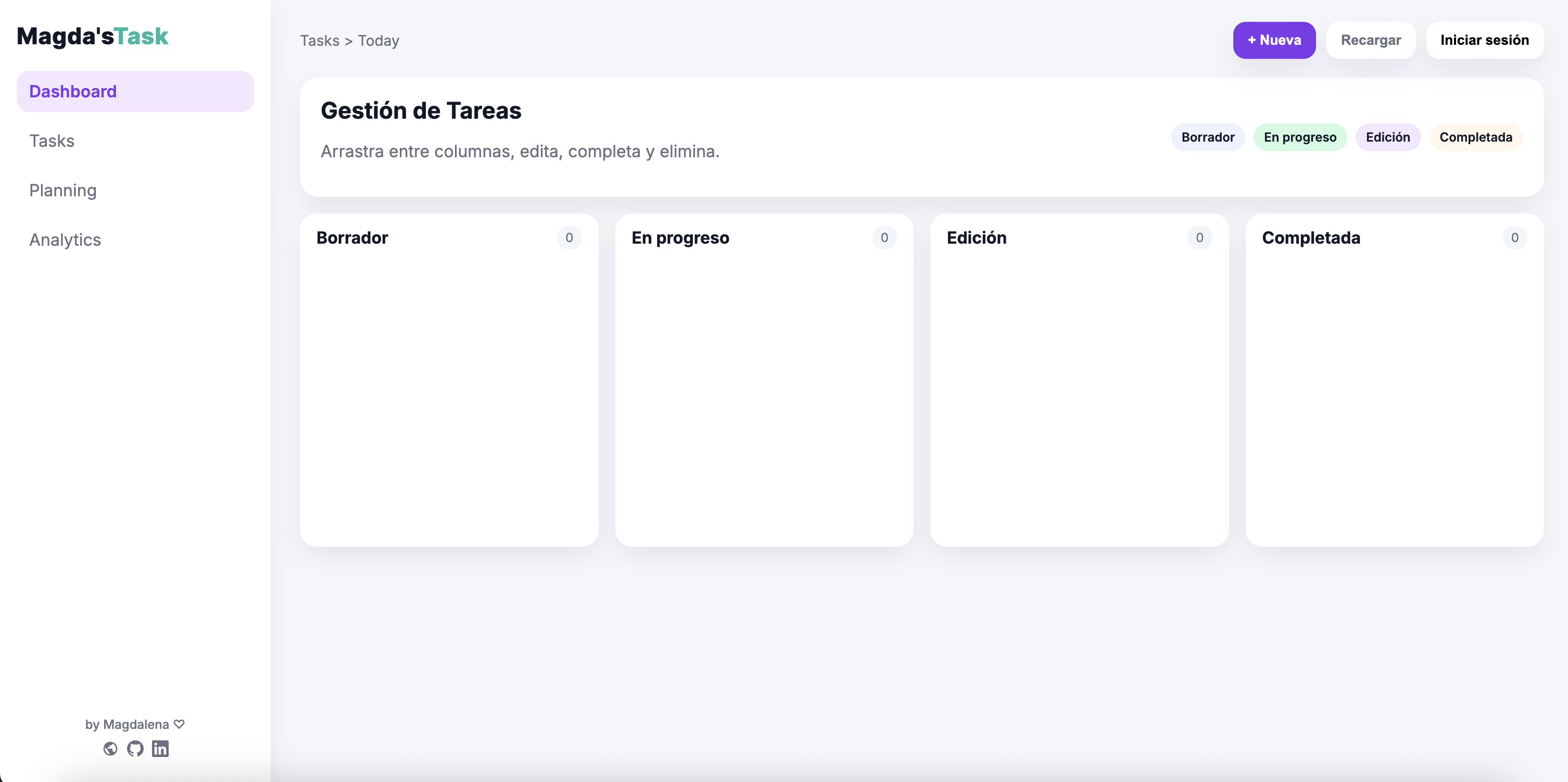 Task Management - Kanban Board