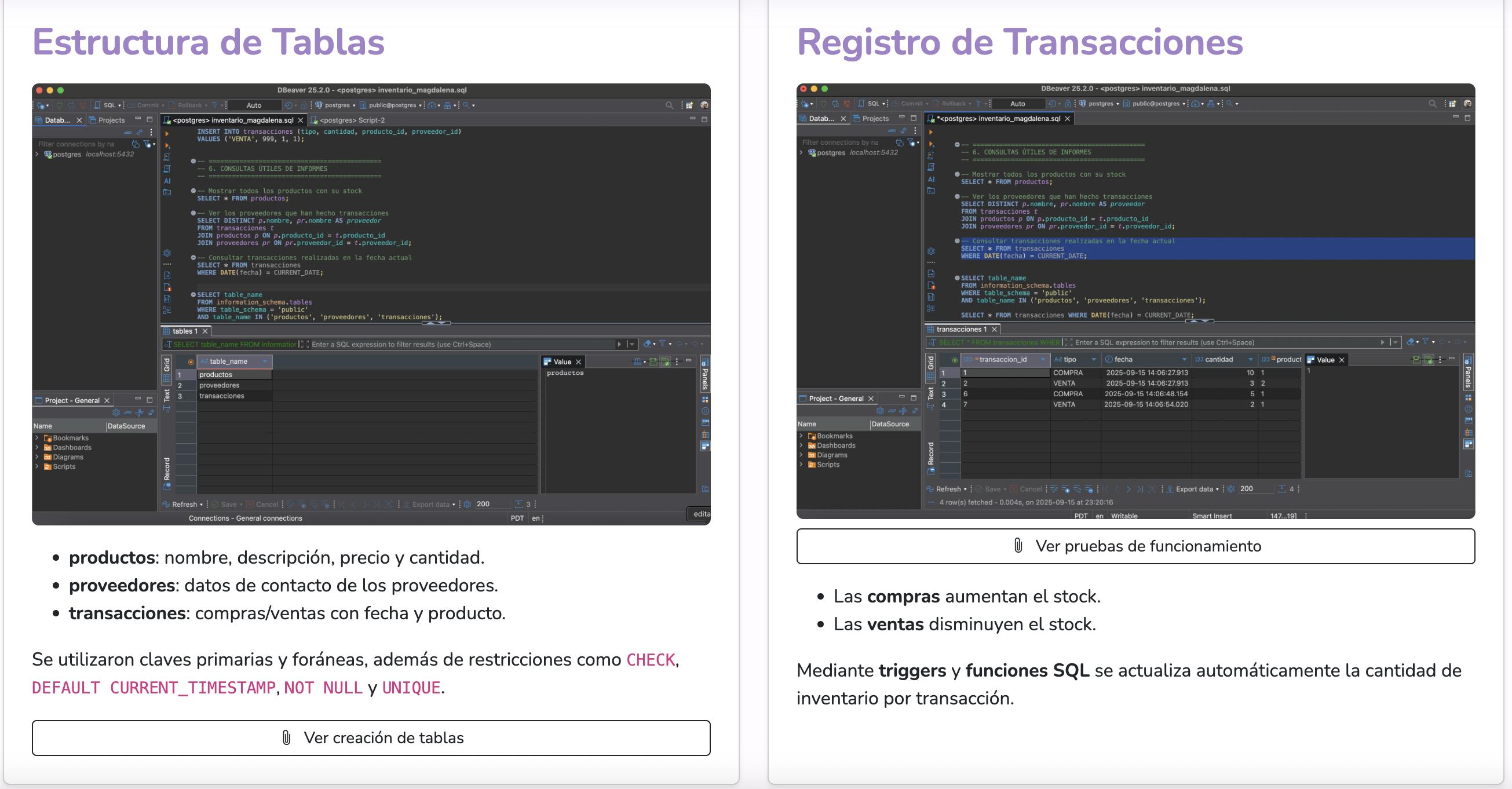 Inventory System - PostgreSQL