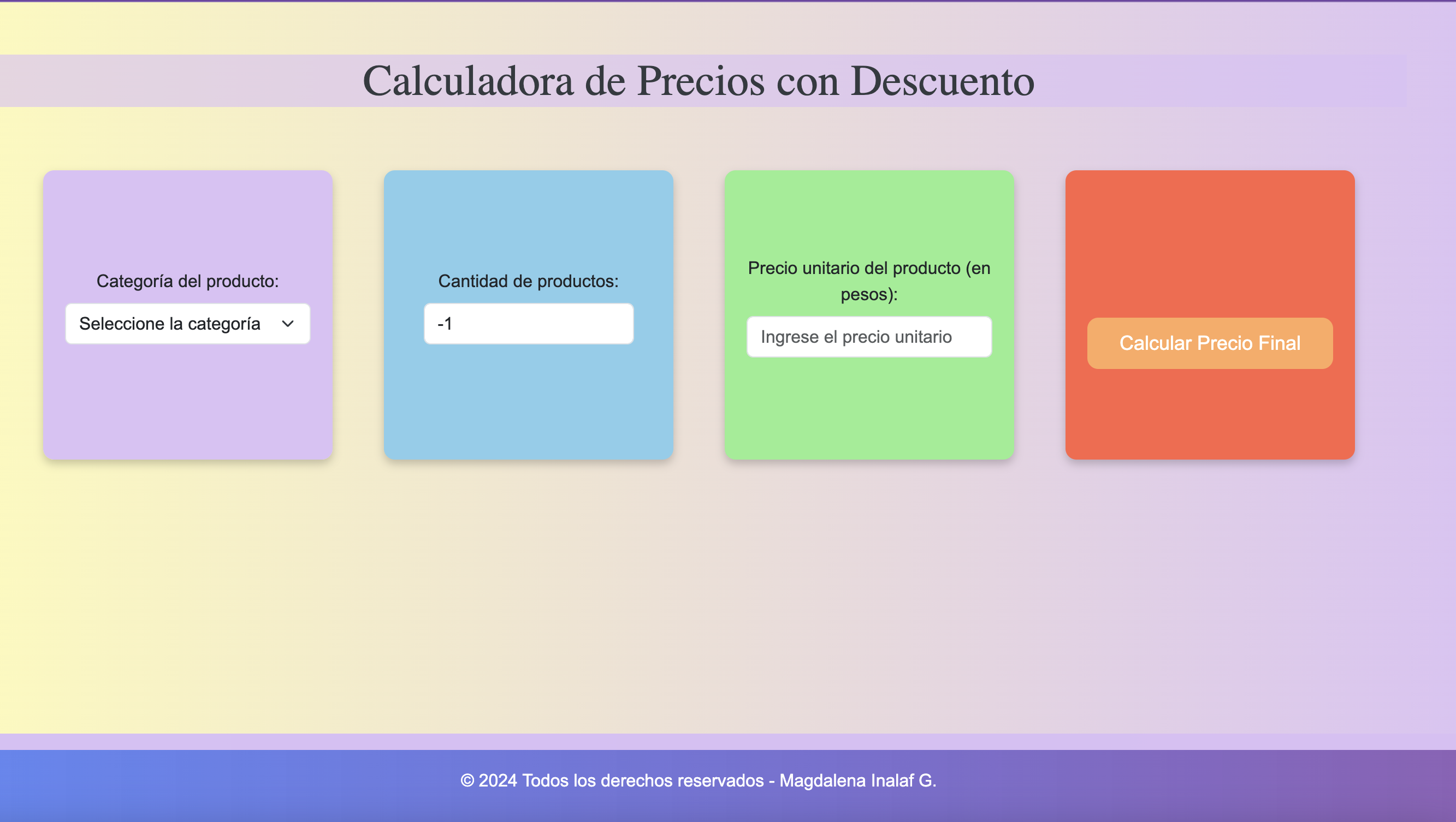 Price Calculator
